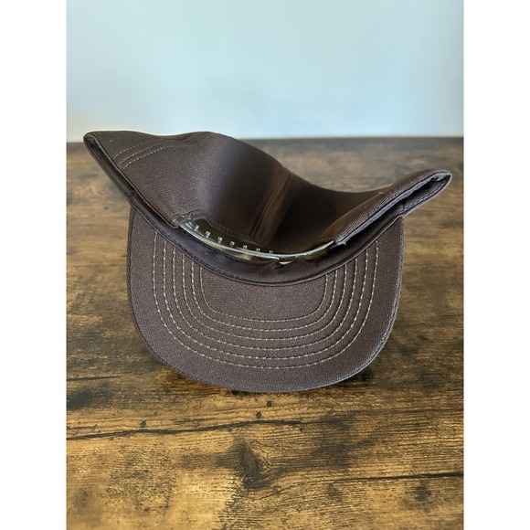 Vintage UPS Truck Leasing Orlando Hat Brown Employee Snapback Cap USA Made NOS - Picture 6 of 8